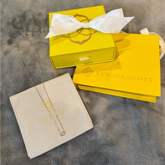 Kendra Scott Marisa necklace 14K & Diamonds - Picture 2 of 3
